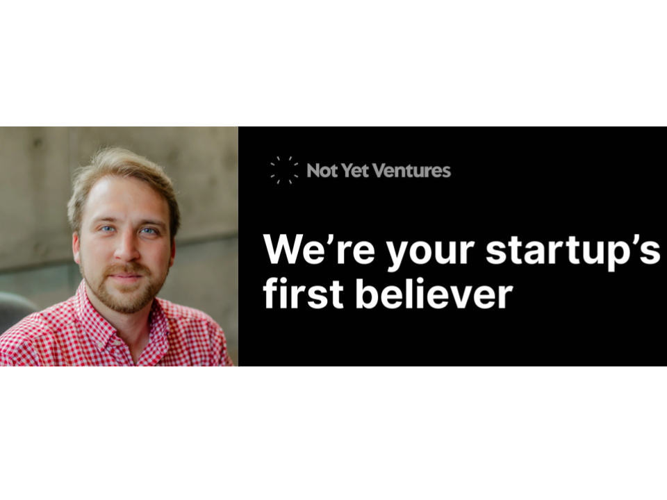Alex Z, managing director at Not Yet Ventures